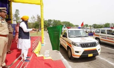 CM भगवंत मान ने 508 आधुनिक वाहनों को दिखाई हरी झंडी, कहा- अमेरिका-यूरोप की तर्ज पर पंजाब में अब 6 मिनट में मिलेगी पुलिस सहायता