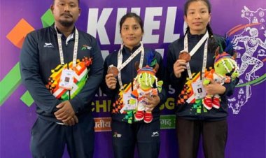 कुश्ती सीखने के लिए स्विमिंग पूल में जॉब करने वाली देबी डायमारी की मेहनत लाई रंग, खेलो इंडिया ट्राइबल गेम्स में जीता रजत