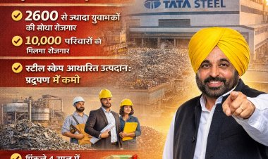 पंजाब में टाटा स्टील का दूसरा सबसे बड़ा प्लांट शुरू: हजारों युवाओं को मिलेगा रोजगार, ग्रीन एनर्जी से होगा उत्पादन
