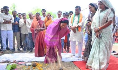मंत्री श्रीमती लक्ष्मी राजवाड़े ने 13.22 करोड़ रूपये के विकास कार्यों का किया शुभारंभ