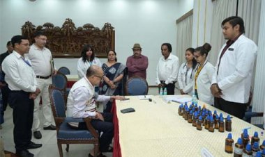लोकभवन में लगा होम्योपैथिक स्वास्थ्य परीक्षण शिविर,राज्यपाल रमेन डेका ने कराई जांच