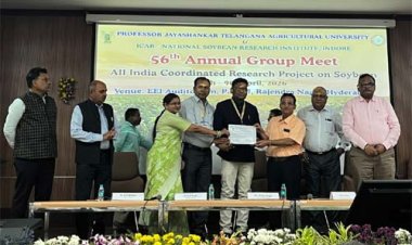 कृषि विश्वविद्यालय, रायपुर को सर्वश्रेष्ठ सोयाबीन अनुसंधान केंद्र का राष्ट्रीय पुरस्कार