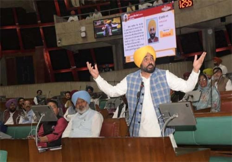 विधानसभा में बोले सीएम मान, 20 मार्च को आएगा टाटा का बड़ा प्रोजेक्ट, 4 हजार नौकरियां मिलेंगी