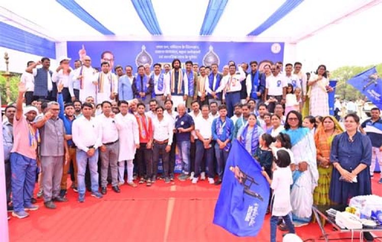 नवा रायपुर में जनसैलाब के बीच गरिमामय वातावरण में मनाई गई डॉ. भीमराव अंबेडकर की 135वीं जयंती