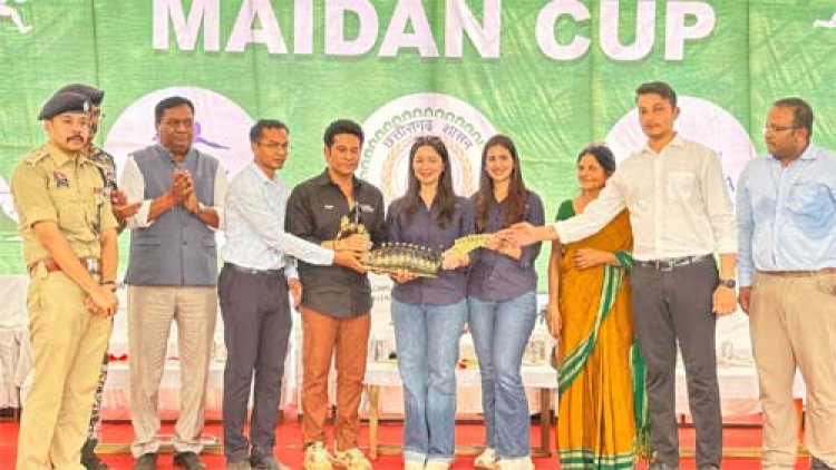 सचिन तेंदुलकर का बस्तर आगमन बदलते बस्तर की सशक्त पहचान: मुख्यमंत्री विष्णुदेव साय