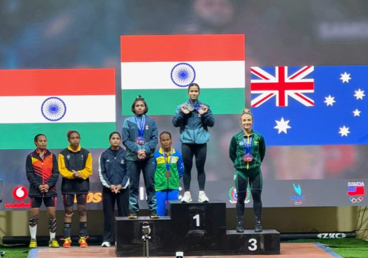 अंतरराष्ट्रीय वेटलिफ्टिंग टूर्नामेंट में ज्ञानेश्वरी यादव को गोल्ड मेडल