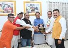 मुख्यमंत्री विष्णु देव साय से भारतीय रेडक्रास सोसायटी के पदाधिकारियों ने की सौजन्य भेंट