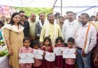 ग्राम पंचायत विजयनगर में जनसमस्या निवारण शिविर में कृषि मंत्री हुए शामिल