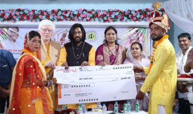 मुख्यमंत्री विष्णुदेव साय के मार्गदर्शन में जिले के तीन स्थलों पर सामूहिक विवाह संपन्न