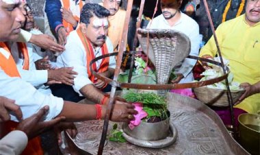 उप मुख्यमंत्री विजय शर्मा ने भोरमदेव मंदिर में की पूजा अर्चना