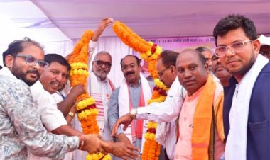 उप मुख्यमंत्री अरुण साव प्रथम तेलीन सत्ती माता महोत्सव में हुए शामिल
