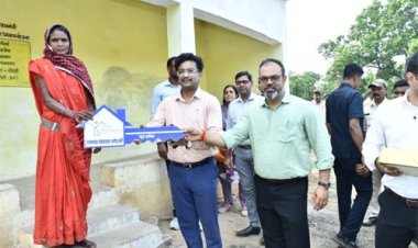 पीएम जनमन योजना से जनजातीय परिवार को मिला पक्के घर का सपना