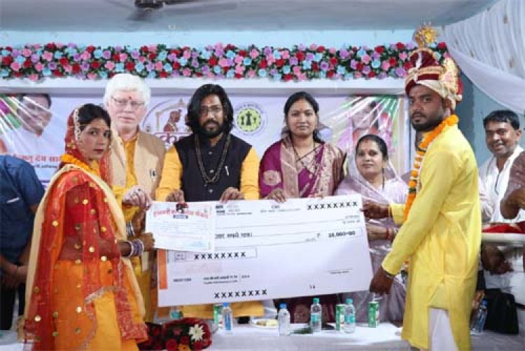 मुख्यमंत्री विष्णुदेव साय के मार्गदर्शन में जिले के तीन स्थलों पर सामूहिक विवाह संपन्न
