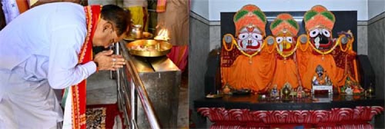 मुख्यमंत्री विष्णुदेव साय हरिनाम संकीर्तन नामयज्ञ में हुए शामिल