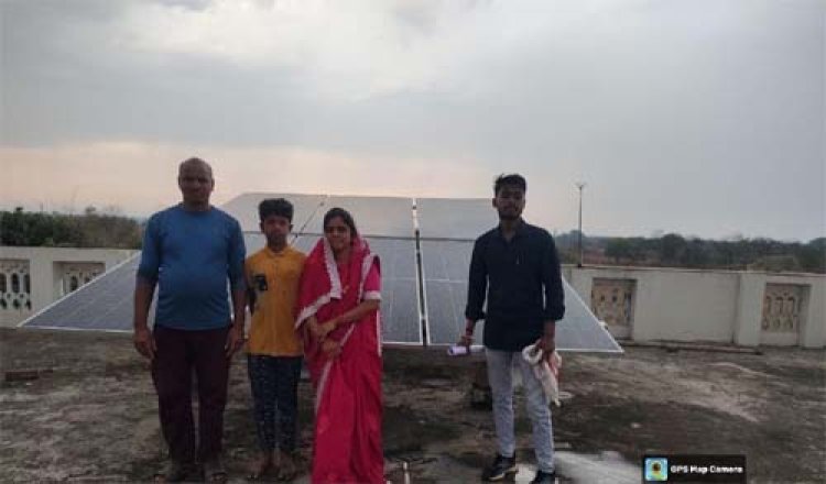 पीएम सूर्यघर योजना : राहूद के जयलाल वर्मा ने अपनाई सौर ऊर्जा, अब बिजली बिल से मिलेगी राहत
