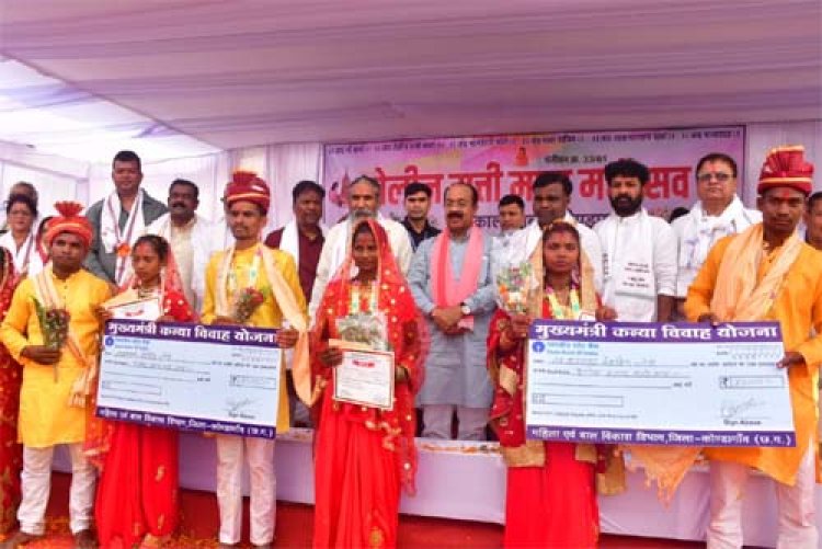 मुख्यमंत्री कन्या विवाह योजना से गरीब परिवारों को बेटियों की शादी की आर्थिक चिंता से मिल रही राहत: अरुण साव