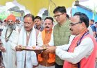 मुख्यमंत्री साय ने भिखमपुरा के पंचमुखी सिद्ध हनुमान मंदिर में की पूजा-अर्चना