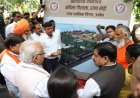 मुख्यमंत्री डॉ. यादव और केंद्रीय मंत्री मनोहर लाल ने कपिला गौशाला पहुंचकर किया गौ पूजन