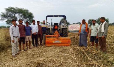 मल्चर तकनीक से बढ़ेगी मिट्टी की ताकत और किसानों की आमदनी