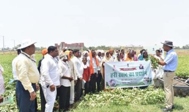आईसीएआर-एनआईबीएसएम द्वारा "खेत बचाओ अभियान" के तहत किसानों को प्रशिक्षण