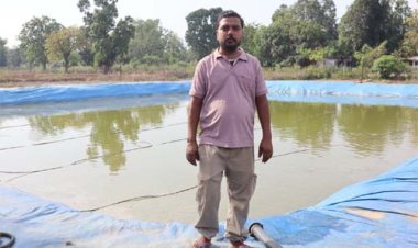 प्रधानमंत्री धन-धान्य योजना एवं मत्स्य संपदा योजना से बदली किसान नीरज गुप्ता की तस्वीर