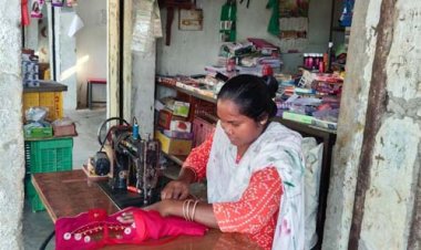 सिलाई कौशल ने बदली किशोरी लकड़ा की तकदीर, बनीं आत्मनिर्भरता की नई मिसाल