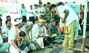 कन्हारगांव सेवा डेरा में उप मुख्यमंत्री विजय शर्मा की लगी जन चौपाल’