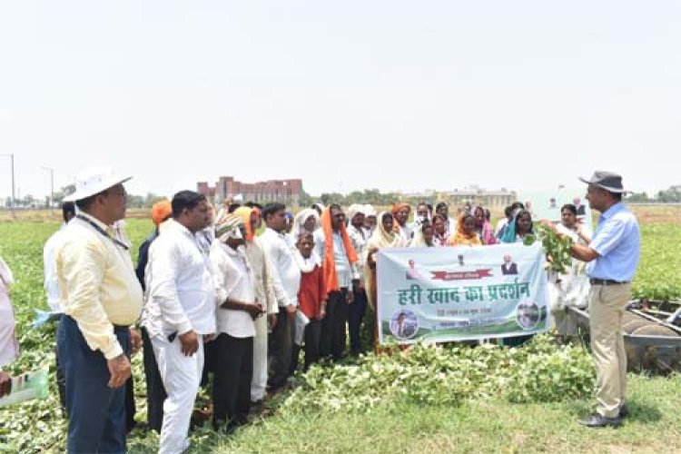 आईसीएआर-एनआईबीएसएम द्वारा "खेत बचाओ अभियान" के तहत किसानों को प्रशिक्षण