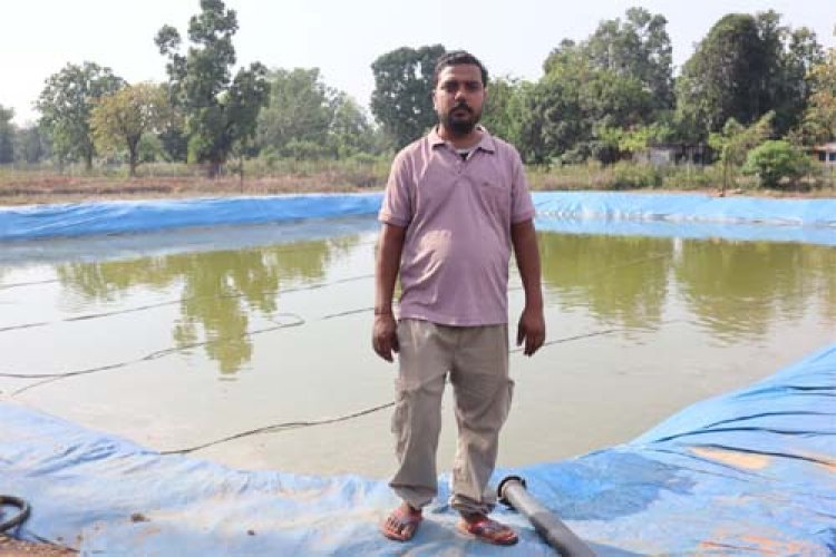 प्रधानमंत्री धन-धान्य योजना एवं मत्स्य संपदा योजना से बदली किसान नीरज गुप्ता की तस्वीर