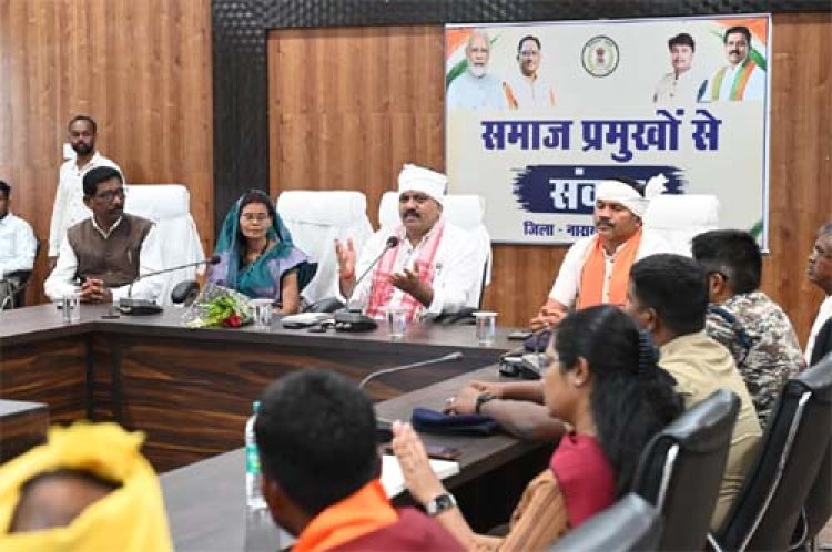 नक्सल मुक्त बस्तर के नव निर्माण में समाज निभाए अग्रणी भूमिका : उप मुख्यमंत्री विजय शर्मा