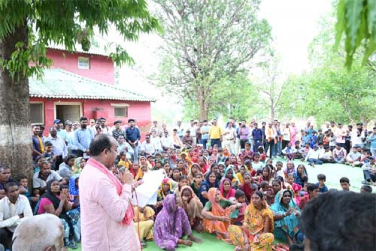 उप मुख्यमंत्री अरुण साव ने एटीआर क्षेत्र के गांवों में लगाई जनचौपाल