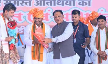 मुख्यमंत्री विष्णुदेव साय ने बम्हनीडीह के विकास की नई यात्रा का किया शुभारंभ