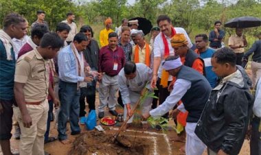 जैव विविधता पार्क कांकेर के माकड़ी में औषधिय पौधों का रोपण- पारंपरिक चिकित्सा को बढ़ावा देने की नई पहल