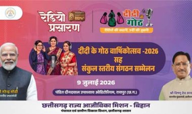 मुख्यमंत्री की उपस्थिति में मनाया जाएगा “दीदी के गोठ” का वार्षिकोत्सव