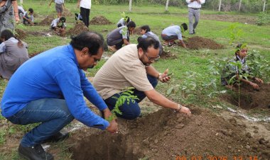 रामसर स्थल कोपरा जलाशय में  'ग्रीन ड्राइव' अभियान