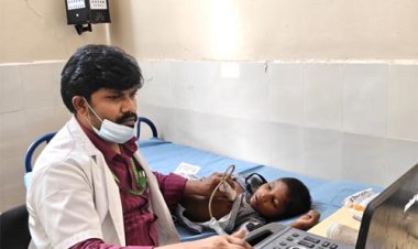 गादीरास में लगा मेगा मेडिकल कैंप, दूरस्थ ग्रामीणों को घर के पास मिली विशेषज्ञ स्वास्थ्य सेवाएं
