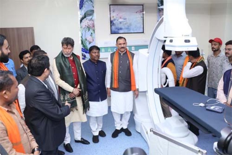 बस्तर को मिली अत्याधुनिक कैथलैब की सौगात- स्वास्थ्य मंत्री श्याम बिहारी जायसवाल ने किया लोकार्पण