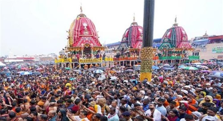 ପ୍ରତିକୂଳ ପାଗ ସତ୍ତ୍ୱେ ସୁରୁଖୁରୁରେ ଅନୁଷ୍ଠିତ ହେଲା ବିଶ୍ୱ ପ୍ରସିଦ୍ଧ ରଥଯାତ୍ରା ୨୦୨୬