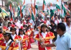 देशभक्ति से ओतप्रोत अप्रतिम उत्साह के साथ निकली तिरंगा यात्रा, उप मुख्यमंत्री अरुण साव हुए शामिल