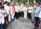 तिरंगा यात्रा के दूसरे दिवस माँ दंतेश्वरी की पूजा-अर्चना कर उप मुख्यमंत्री एवं वन मंत्री ने किया यात्रा का शुभारंभ