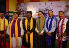 केन्द्रीय मंत्री अर्जुन राम मेघवाल व भागीरथ चौधरी तथा मुख्य सचिव वी. श्रीनिवास  बीकानेर हाउस के तीजोत्सव-2026 में शामिल हुए