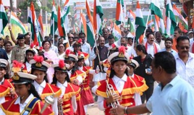 देशभक्ति से ओतप्रोत अप्रतिम उत्साह के साथ निकली तिरंगा यात्रा, उप मुख्यमंत्री अरुण साव हुए शामिल