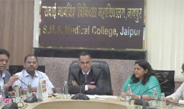 मुख्य सचिव ने की आईपीडी टावर के कार्यों की समीक्षा -