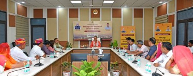 मुख्यमंत्री भजनलाल शर्मा ने किया पीएम कुसुम योजना के लाभार्थी किसानों से संवाद