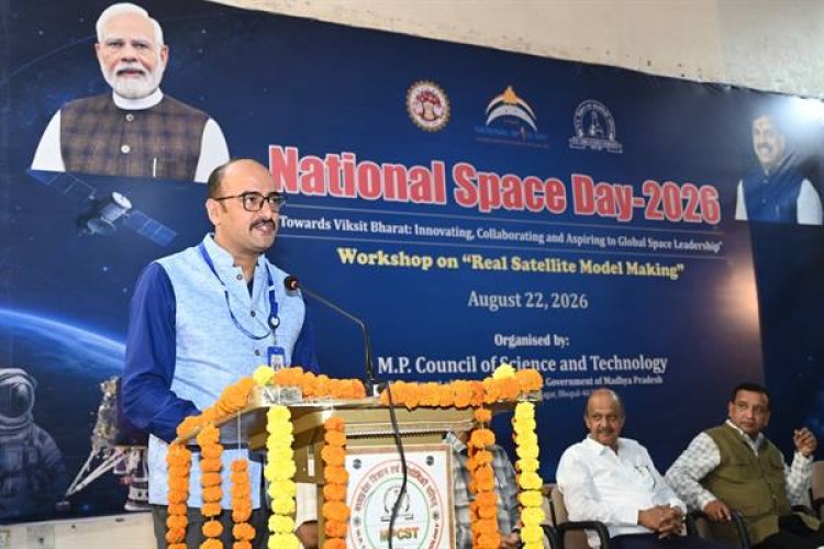 अंतरिक्ष विज्ञान का अंतिम उद्देश्य समाज के बेहतर भविष्य का निर्माण : वैज्ञानिक त्रिवेदी