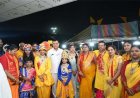 श्रीकृष्ण जन्माष्टमी पर सर्व यादव समाज की भव्य शोभायात्रा में शामिल हुए कैबिनेट मंत्री लखन लाल देवांगन