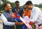 रायगढ़ पहुंचने पर मुख्यमंत्री विष्णुदेव साय का हुआ भव्य स्वागत