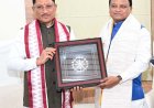 मुख्यमंत्री विष्णु देव साय ने ओडिशा के मुख्यमंत्री मोहन चरण माझी से की सौजन्य भेंट
