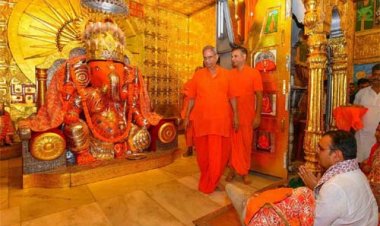 मुख्यमंत्री भजनलाल शर्मा ने मोती डूंगरी मंदिर में किये दर्शन 