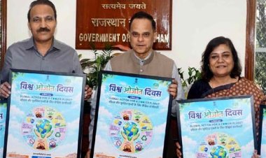 विश्व ओजोन दिवस पर मुख्य सचिव ने किया जन जागरूकता पोस्टर का विमोचन